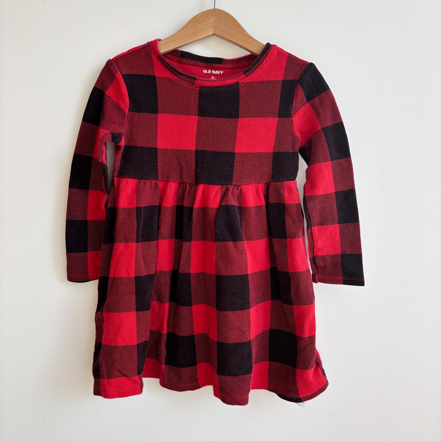 Buffalo Plaid Dress (4T)