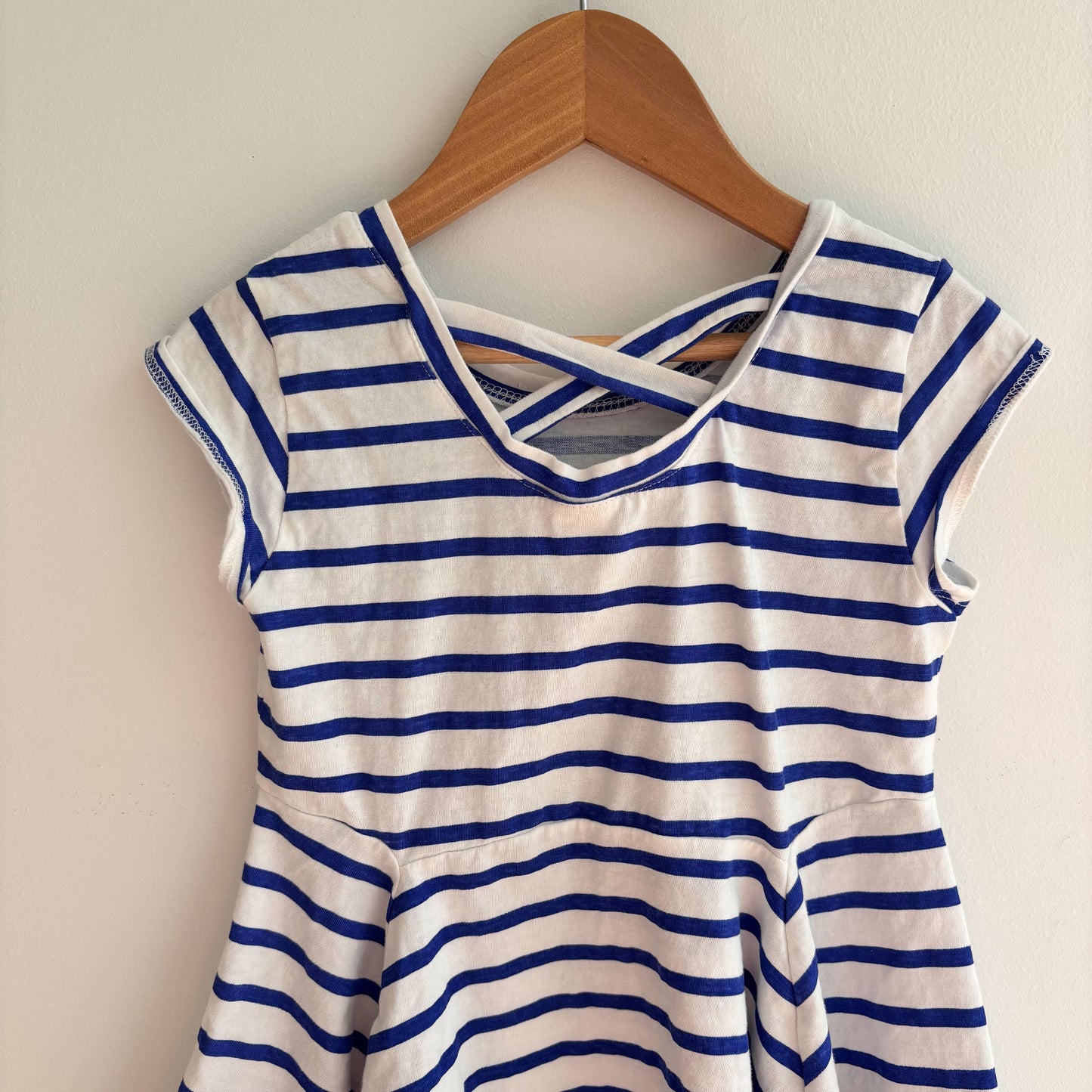 Blue & White Striped Tshirt (4/5Y)