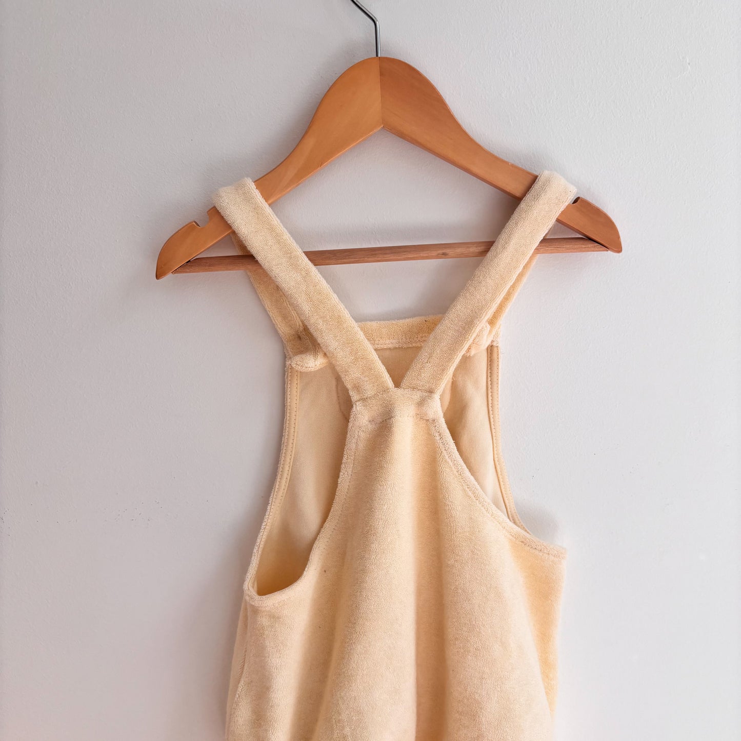 Yellow Terry Cloth Romper (9-12M)