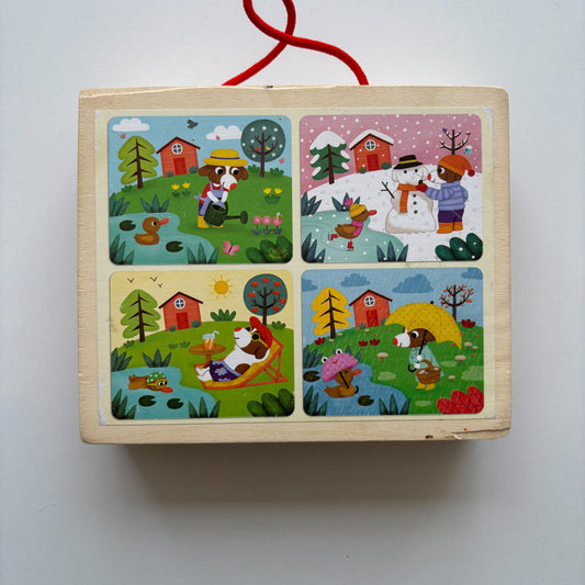 4 x Seasons Puzzles