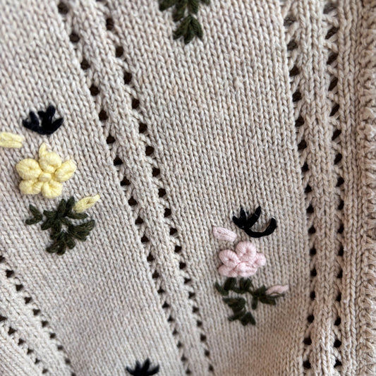 Embroidered Cardigan (6/6X)