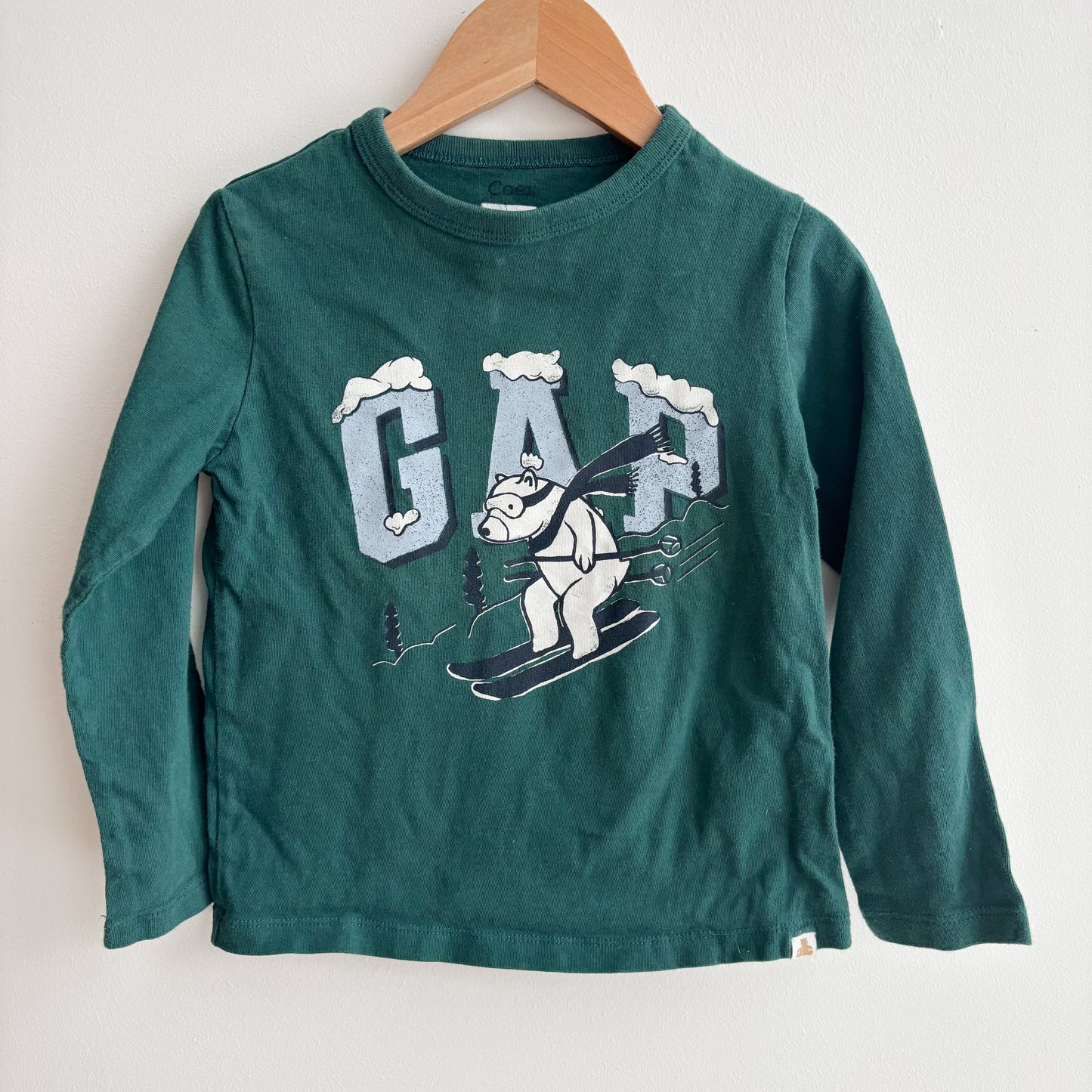Green Graphic Long Sleeve (4Y)