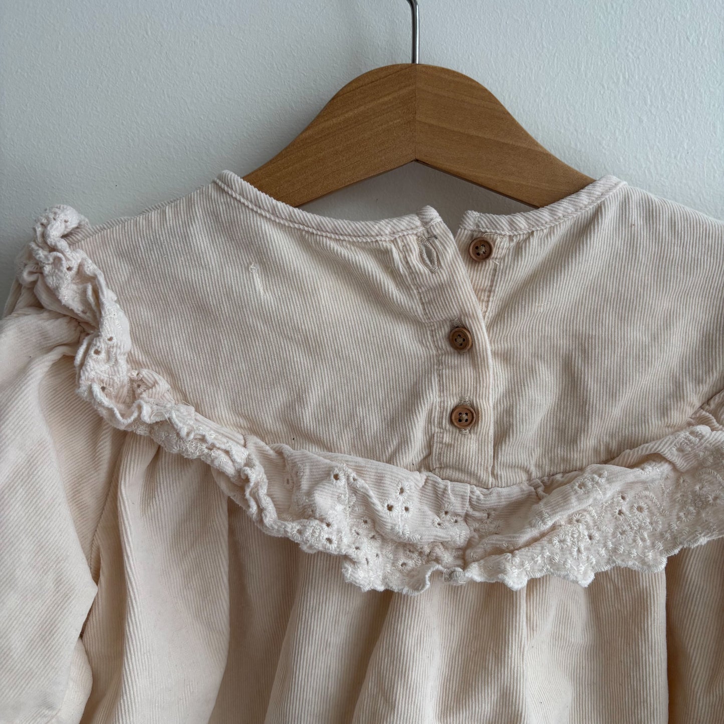 Cream Corduroy Blouse (3-4Y)