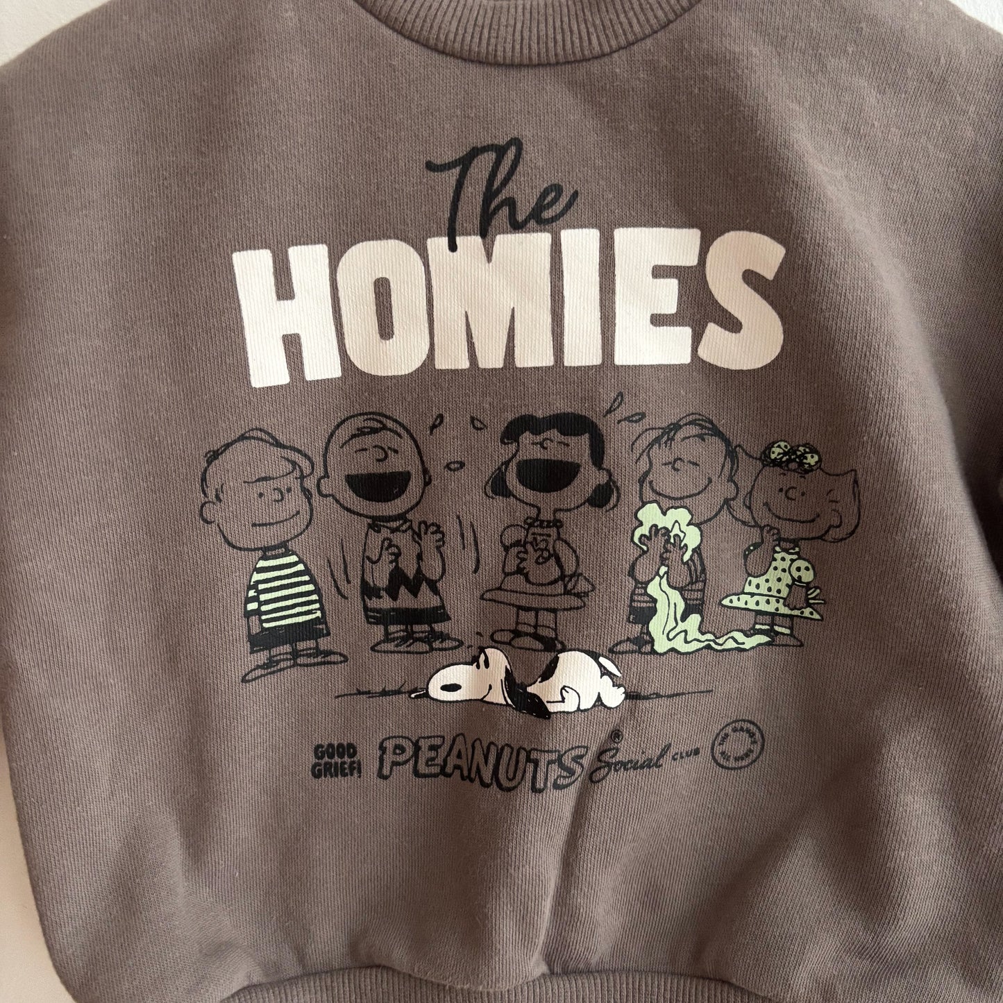 Grey Character Crewneck (3-6M)