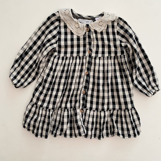 Black + White Dress (18-24M)