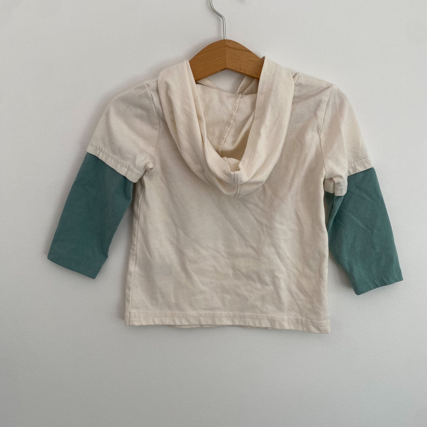 Long Sleeve Hooded Shirt (12-18M)