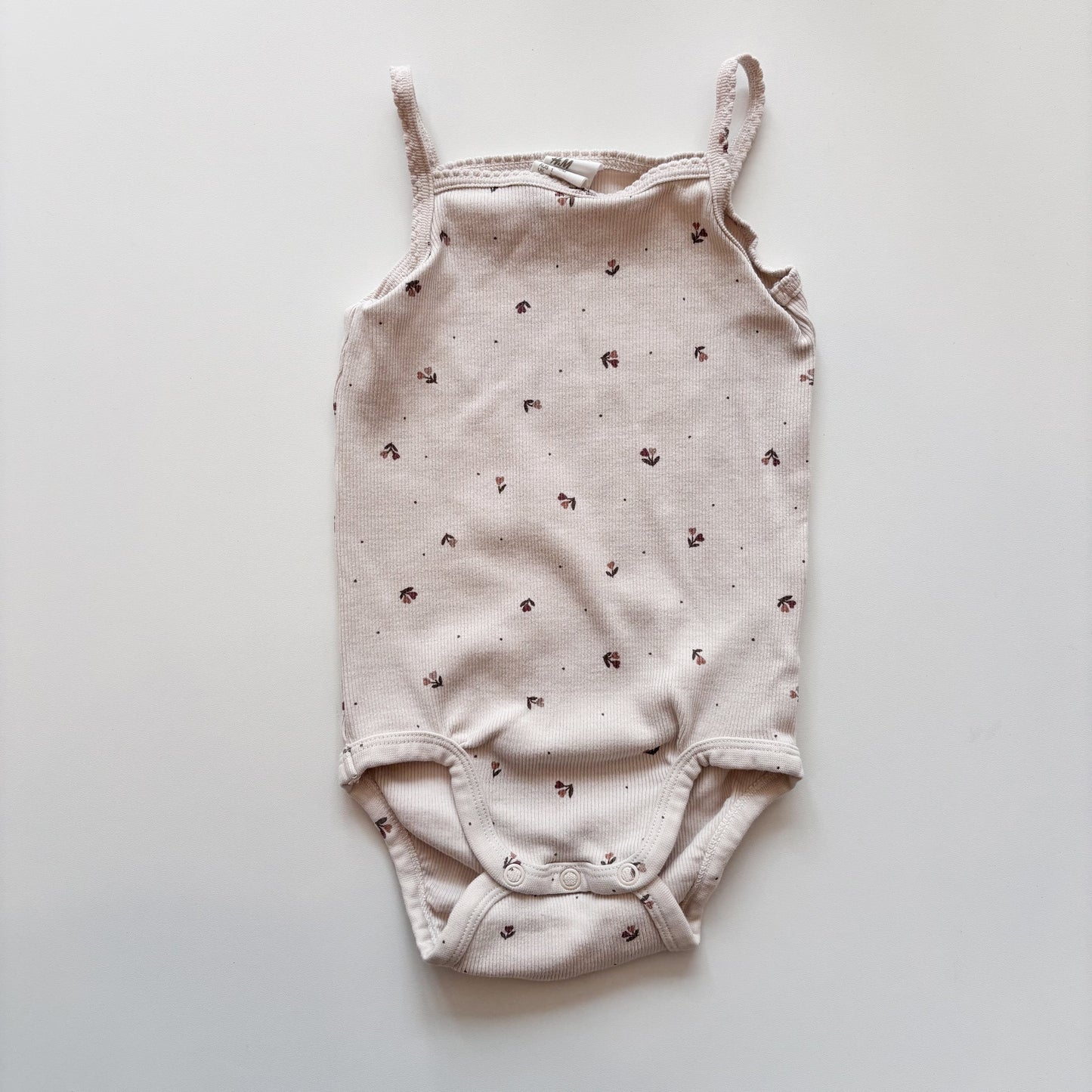 Ribbed Floral Bodysuit (9-12M)