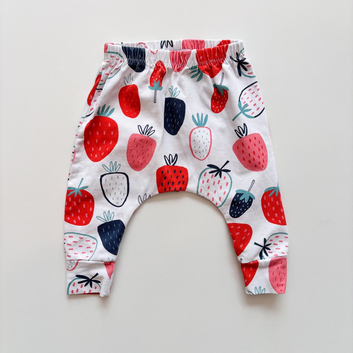 Strawberry Print Leggings (3-6M)