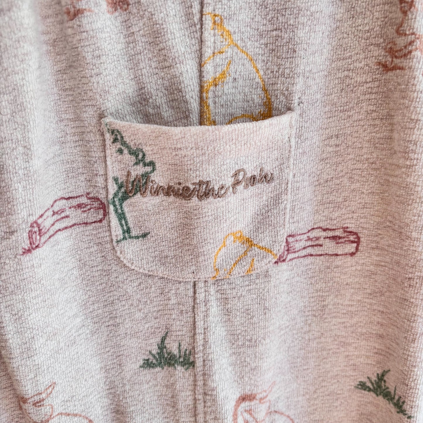 Classic Bear Character Overalls (6-9M)