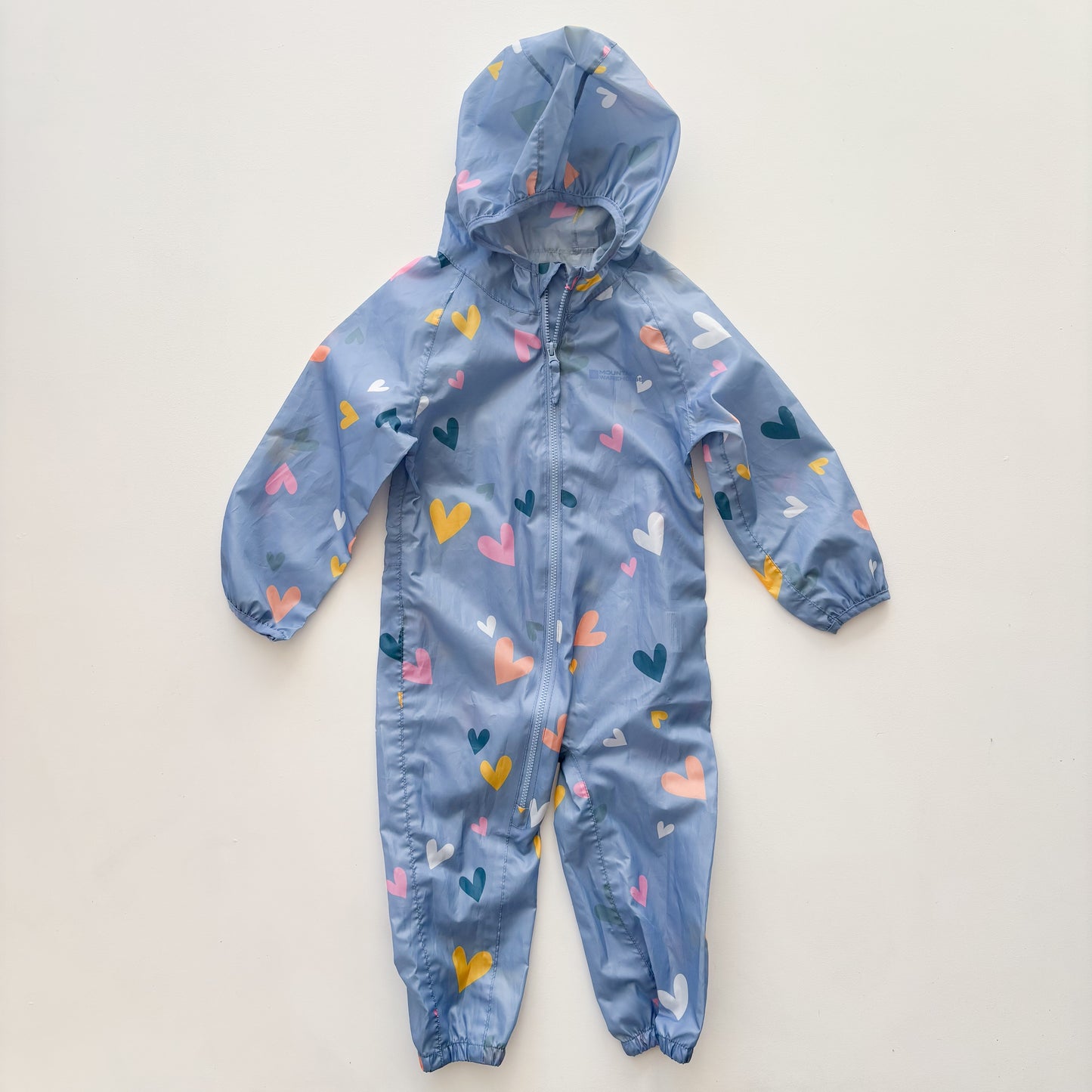 Heart Print Rain Suit (12-18M)