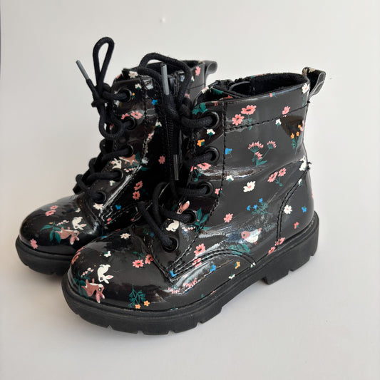 Spring Print Zip Boots (8C)