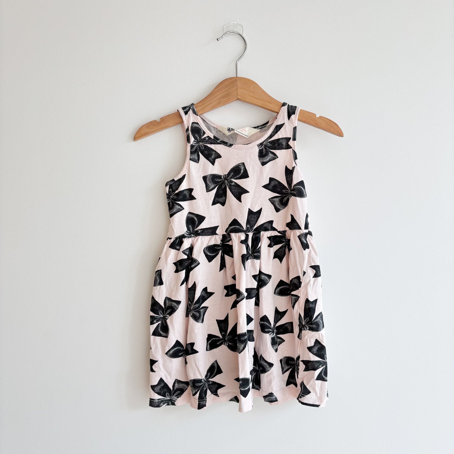 Pale Pink Bow Dress (18-24M)