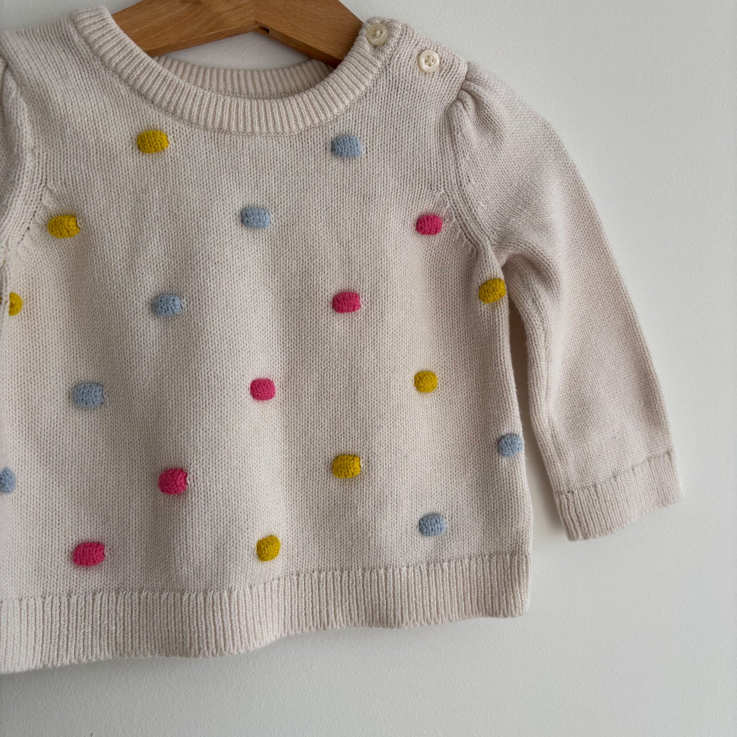 Polka Dot Sweater (6-12M)