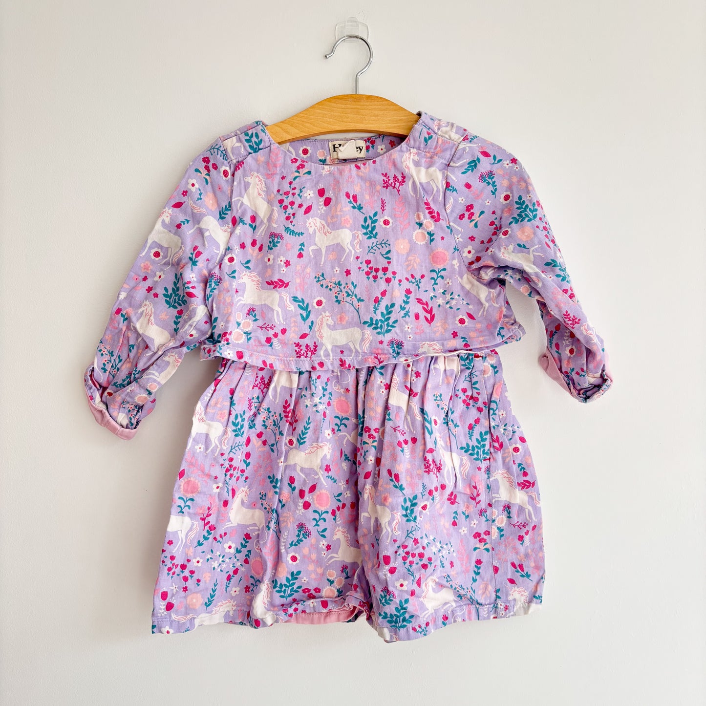 Purple Unicorn Dress (2T)
