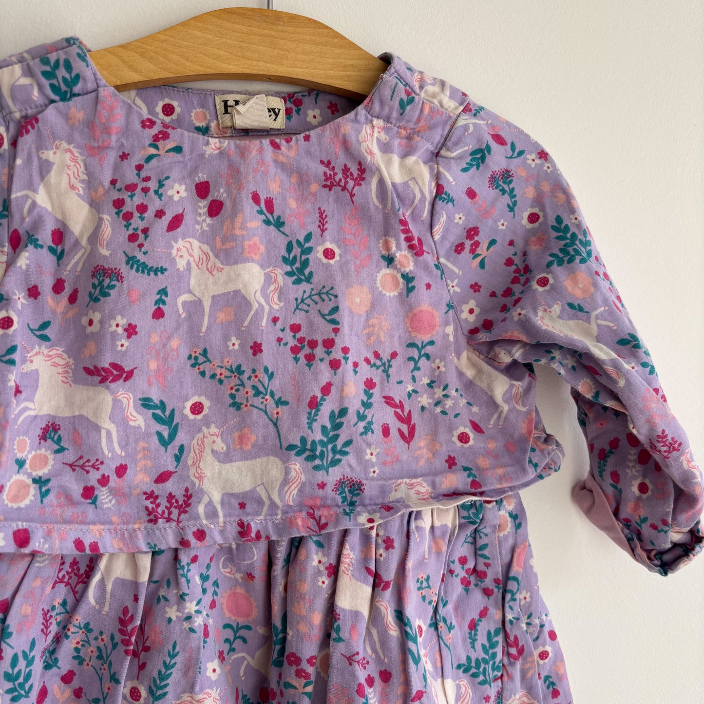 Purple Unicorn Dress (2T)