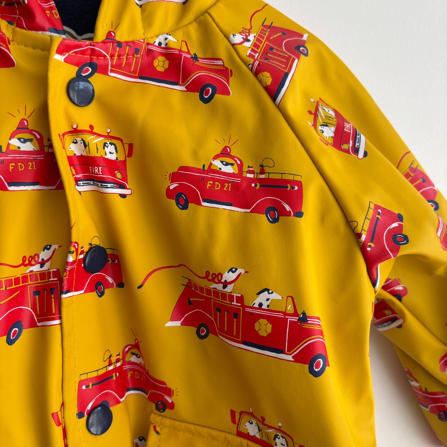 Dogs & Firetrucks Rain Jacket (18-24M)