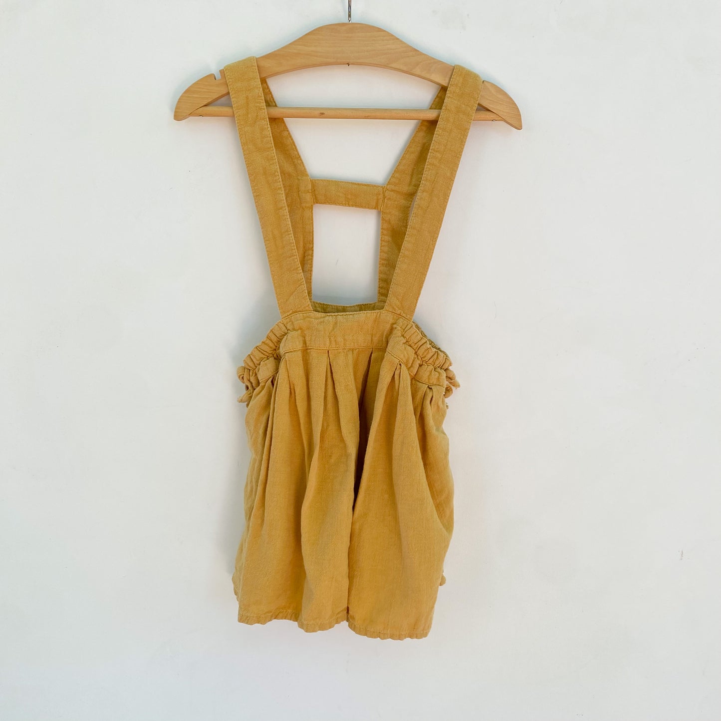 Yellow Suspender Skirt (3T)