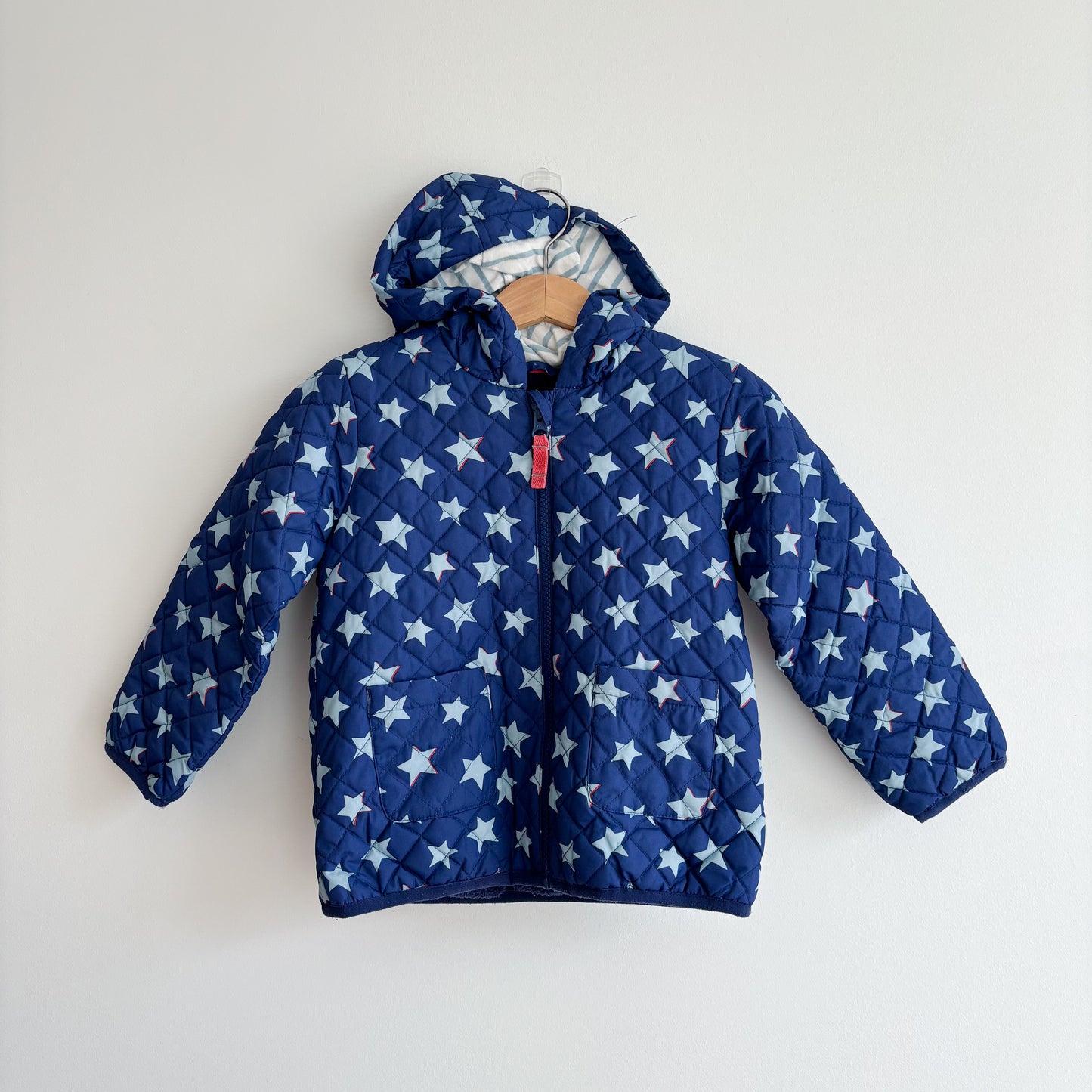 Quilted Star Print Jacket (3-4Y)