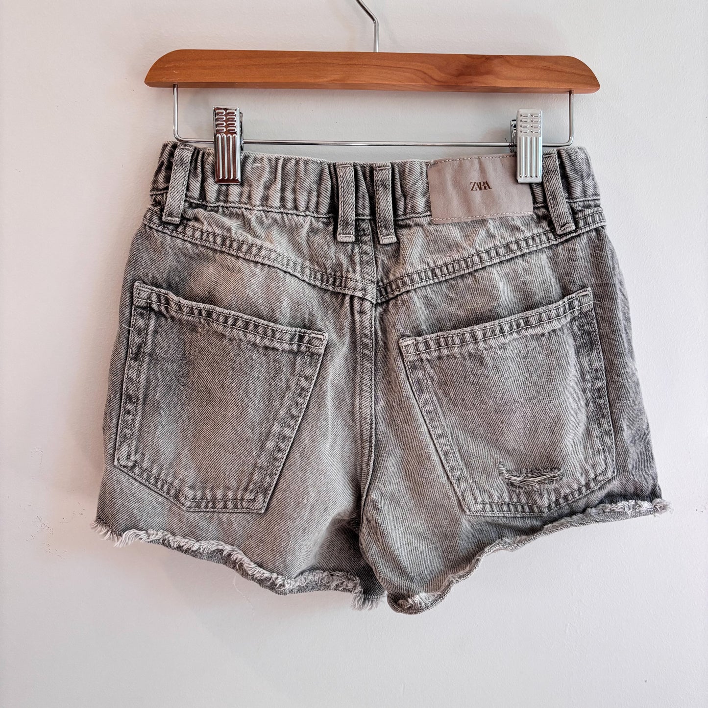 Grey Denim Shorts (11-12Y)
