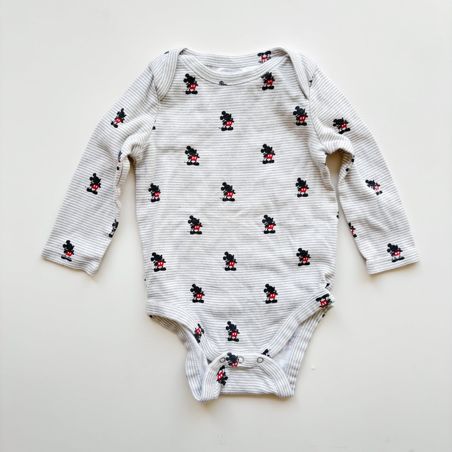 Striped Mouse Bodysuit (6-12M)