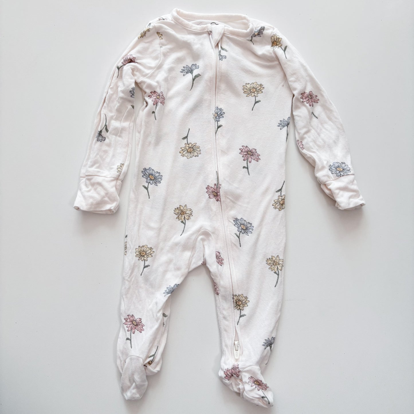 Soft Floral Sleeper (0-3M)