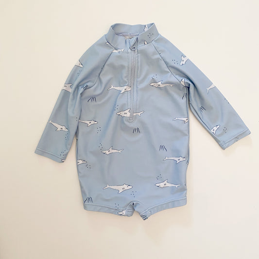 Shark Swimsuit (0-6M)