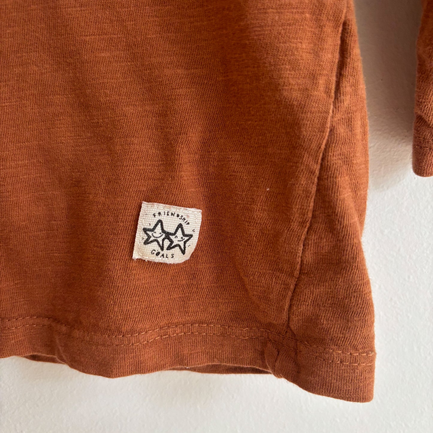 Soft Brown Long Sleeve Shirt (12-18M)