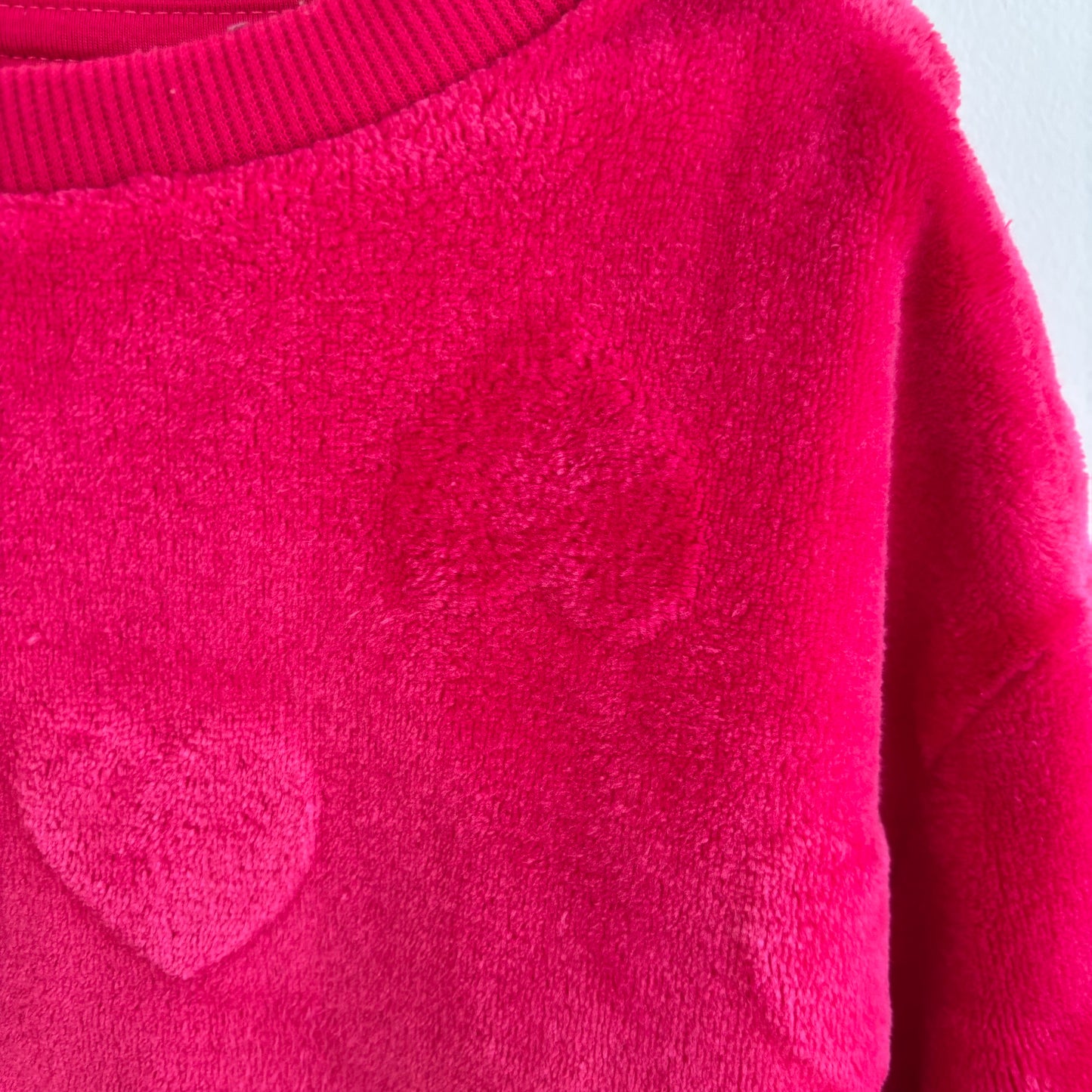 Bright Pink Velour Sweatshirt (6Y)