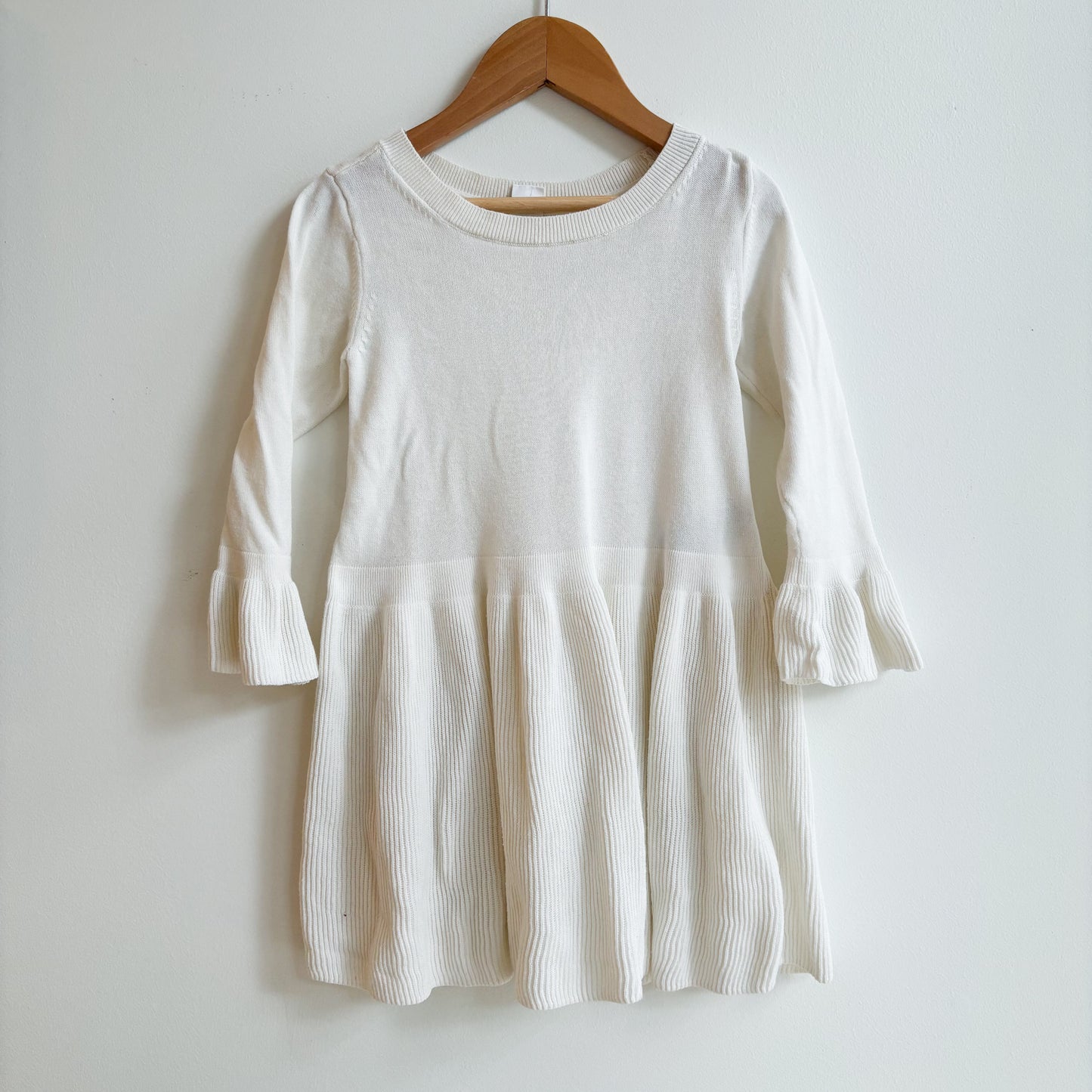 Fine Knit White Dress (3T)