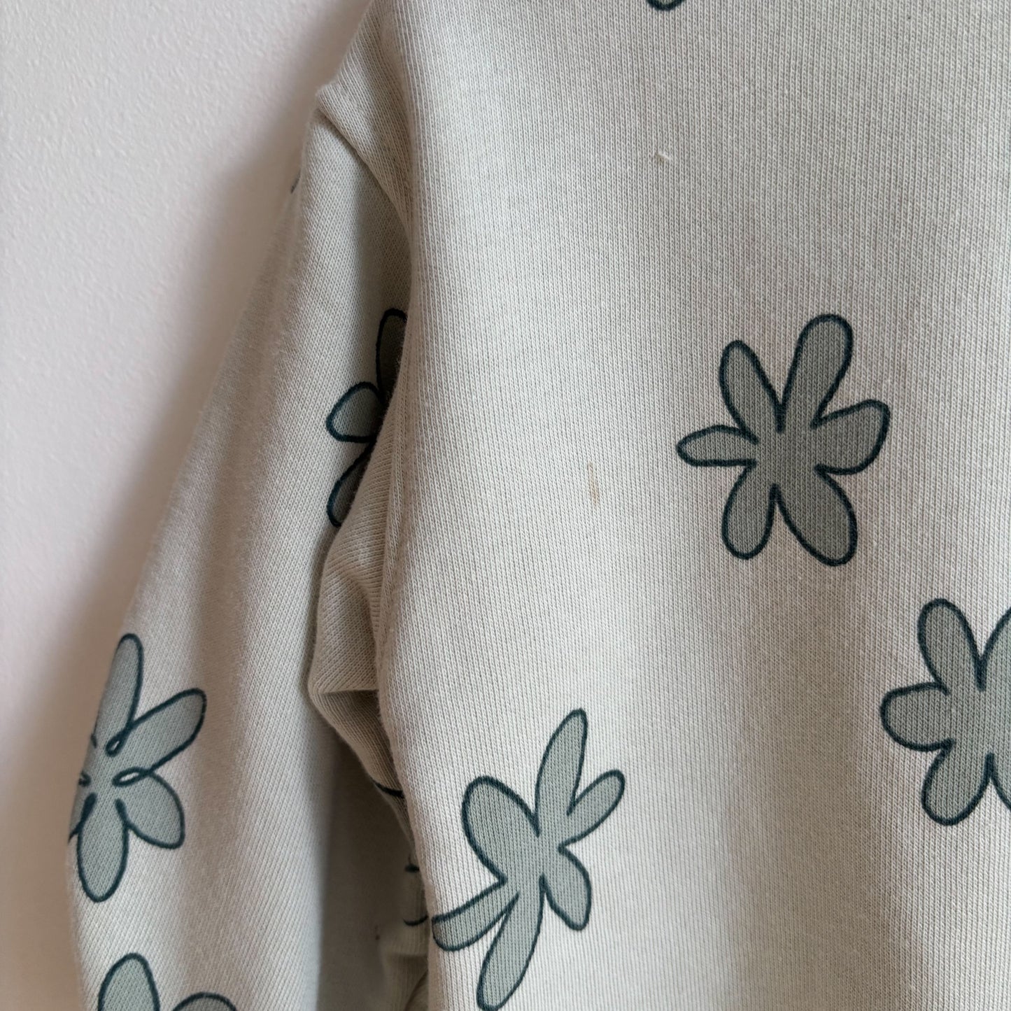 Lt Blue Flower Sweatshirt (18-24M)