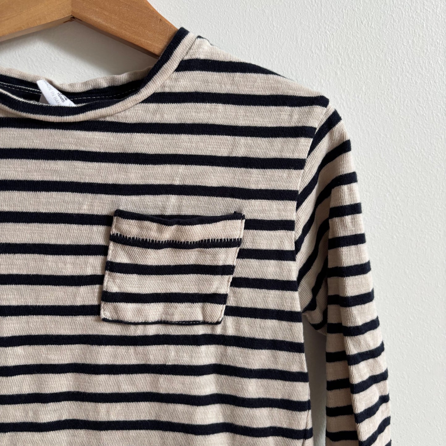 Striped Pocket Long Sleeve (3T)