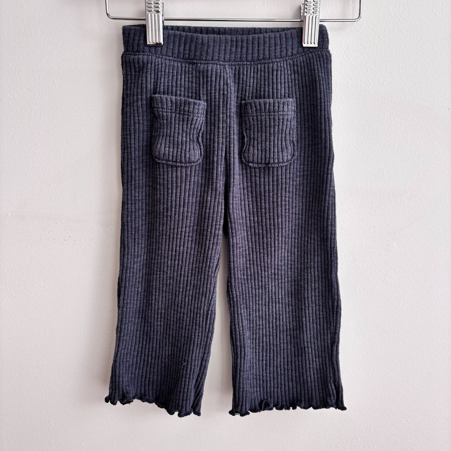 Blue Ribbed Pants (2T)