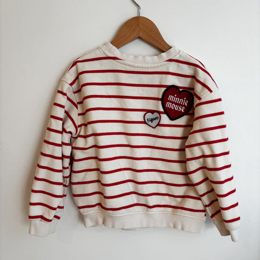 Striped Mouse Character Sweatshirt (4-6Y)