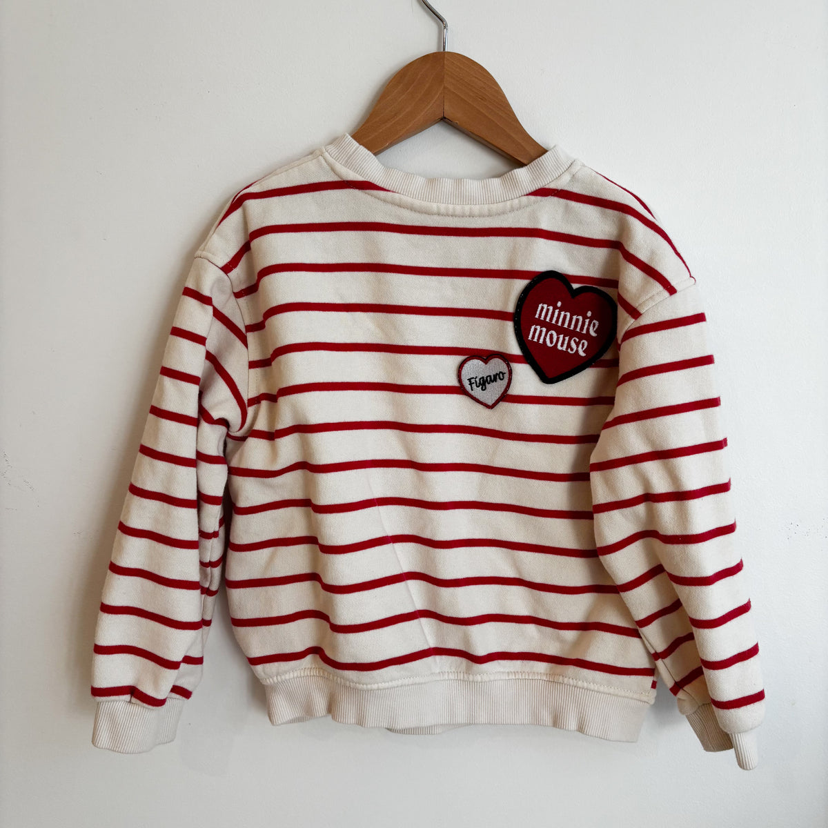 Striped Mouse Character Sweatshirt (4-6Y)