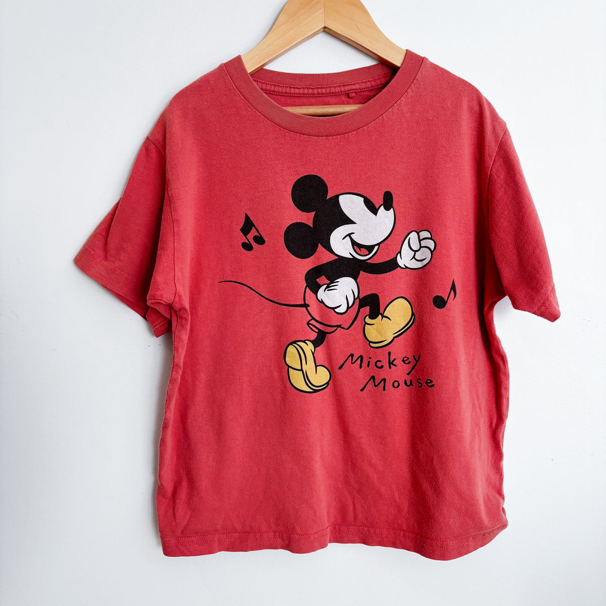 Coral/Red Mouse Character Tshirt (7-8Y)