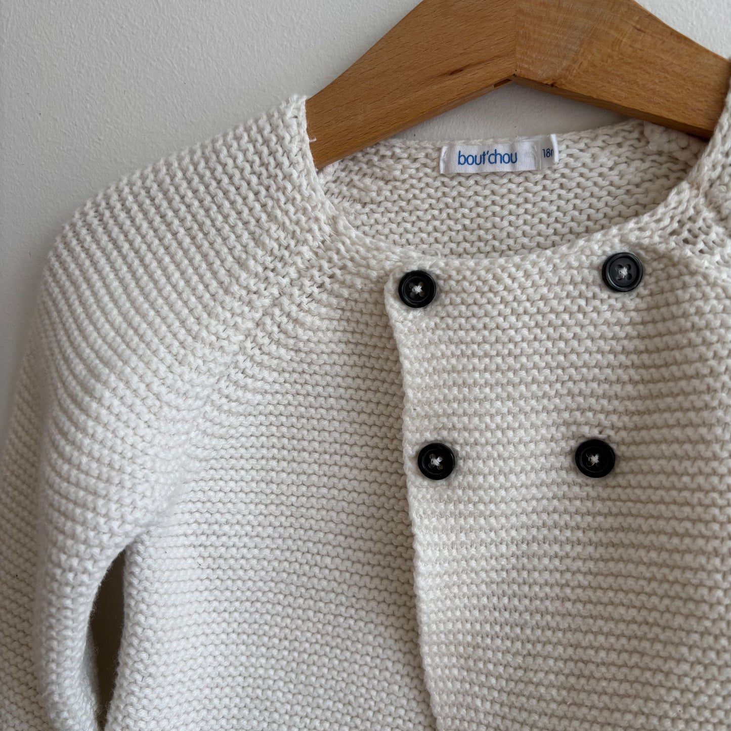Cotton Cream Sweater (12-18M)