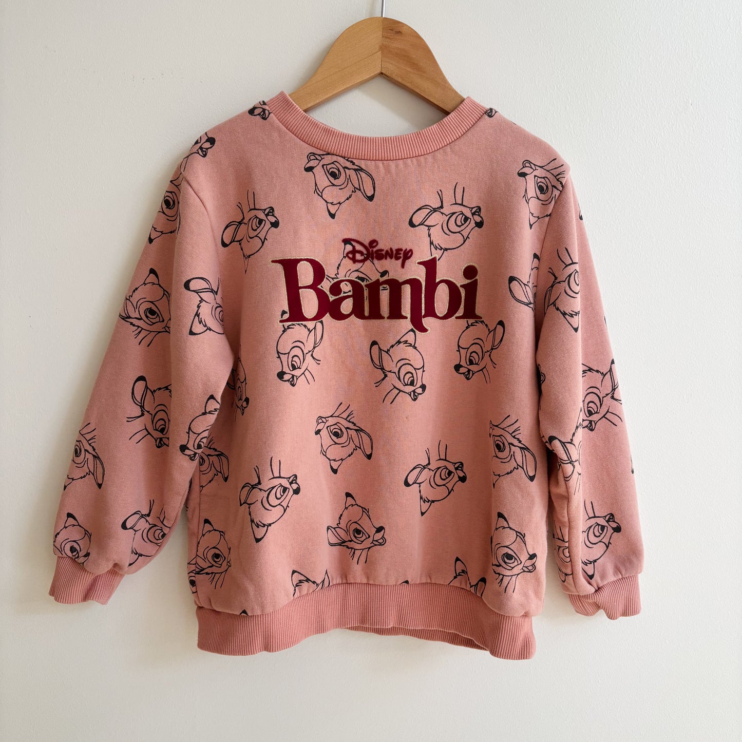 Pink Deer Character Sweatshirt (5T/6Y)