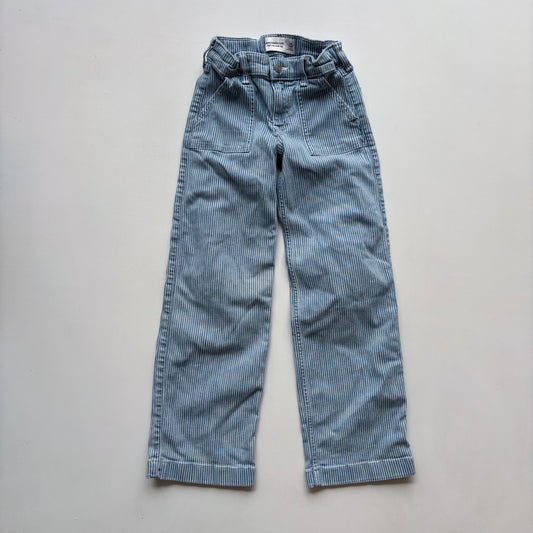 Pinstripe Wide Leg Jeans (7-8Y)