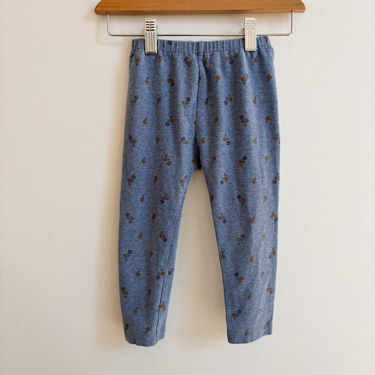 Blue Floral Leggings (18-24M)