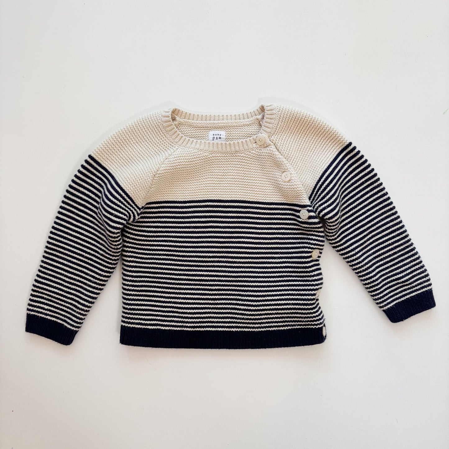 Navy Striped Sweater (18-24M)