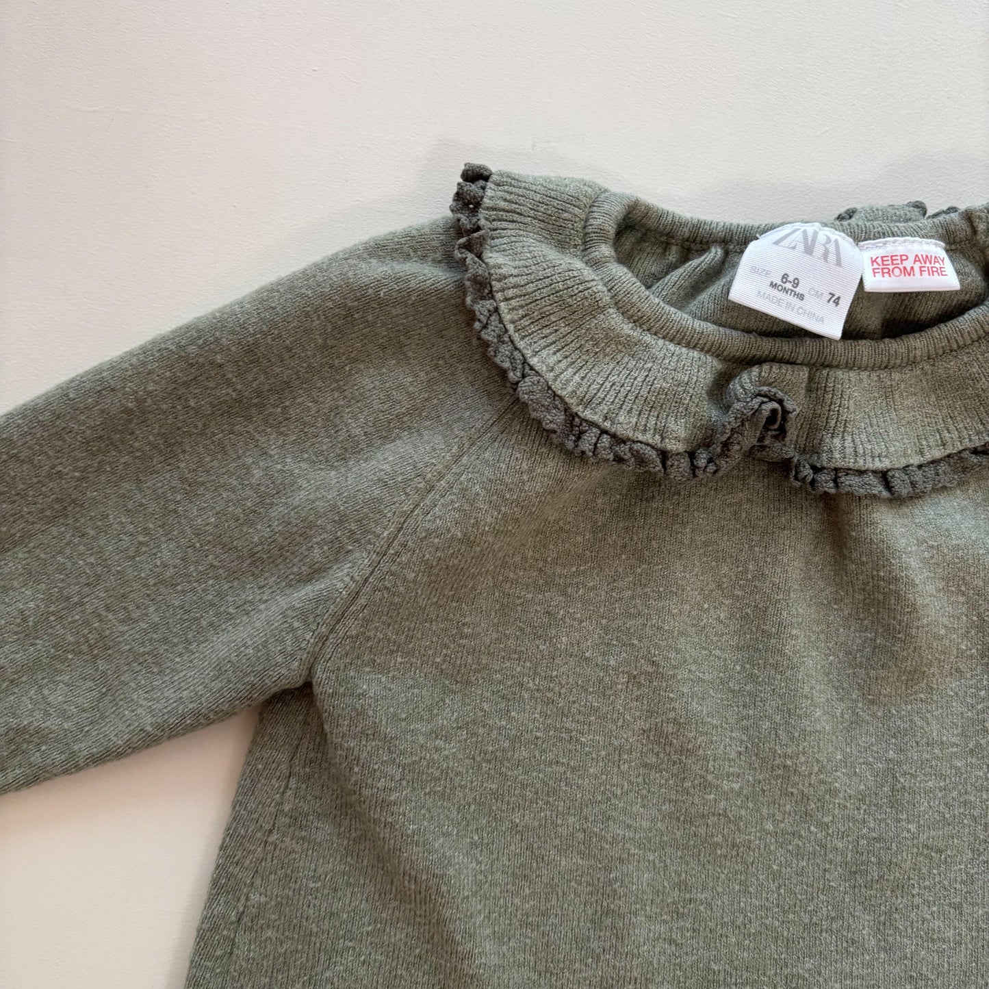 Pale Green Sweater (6-9M)