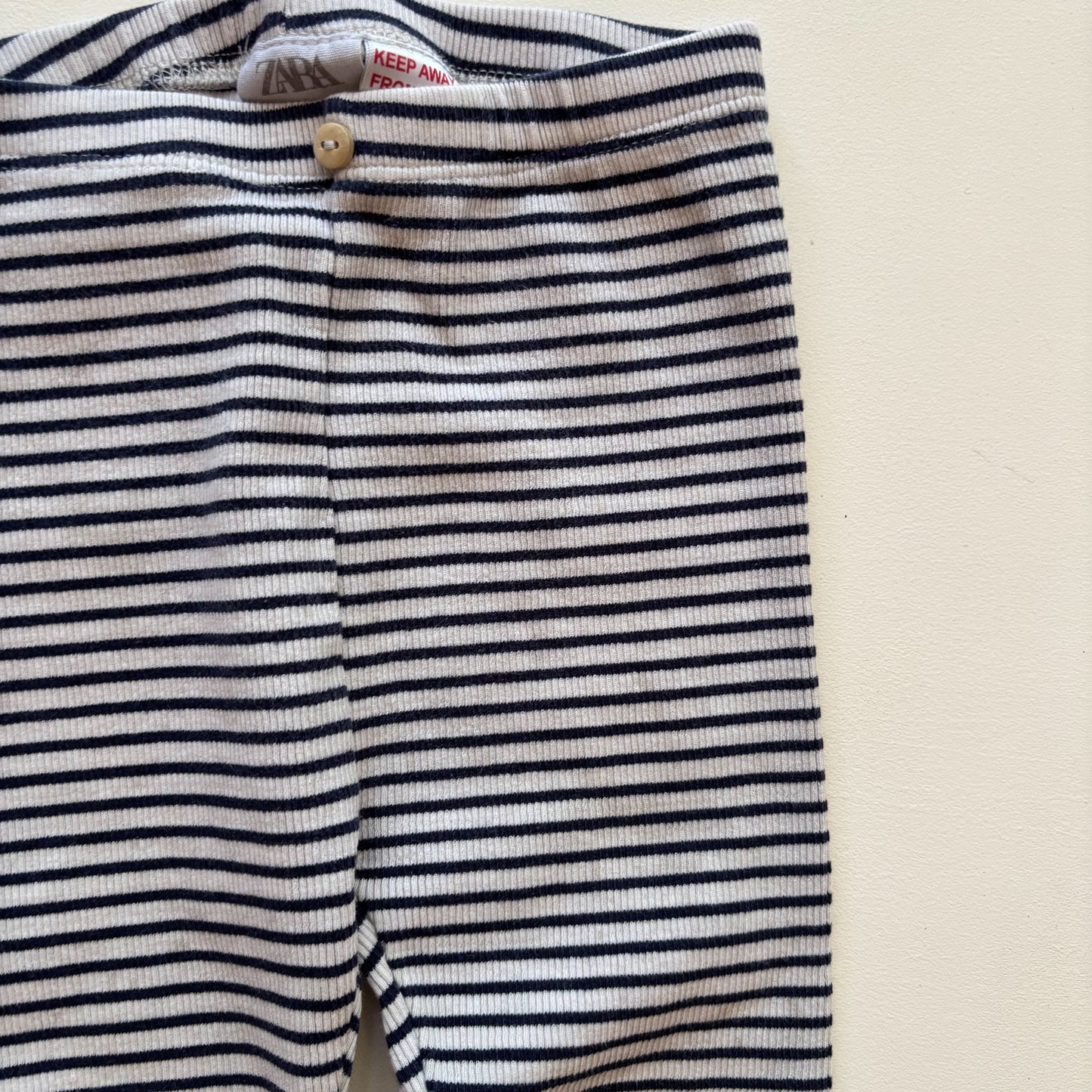 Striped Ribbed Leggings (4T)