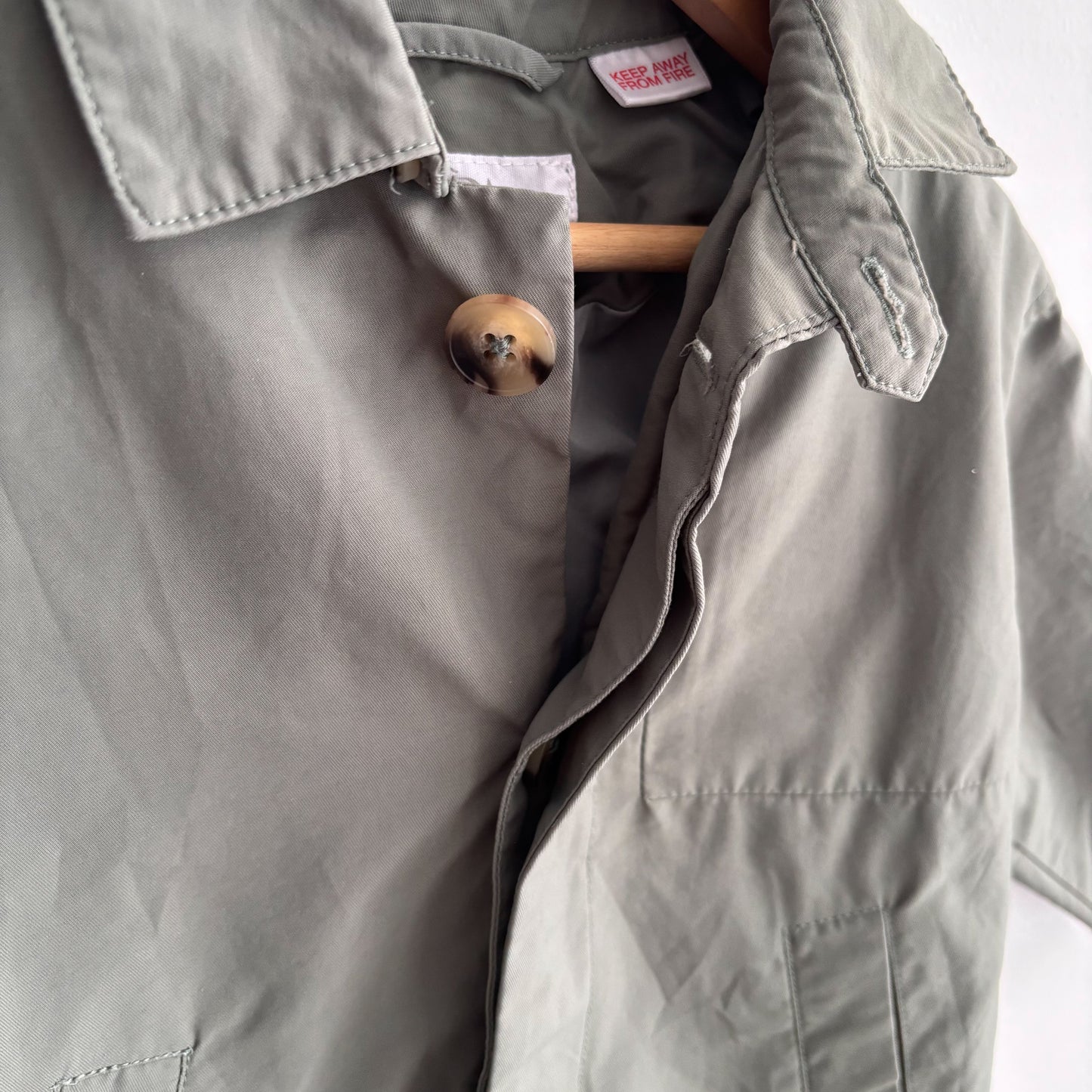 Green Windbreaker/Chore Coat( 2T)