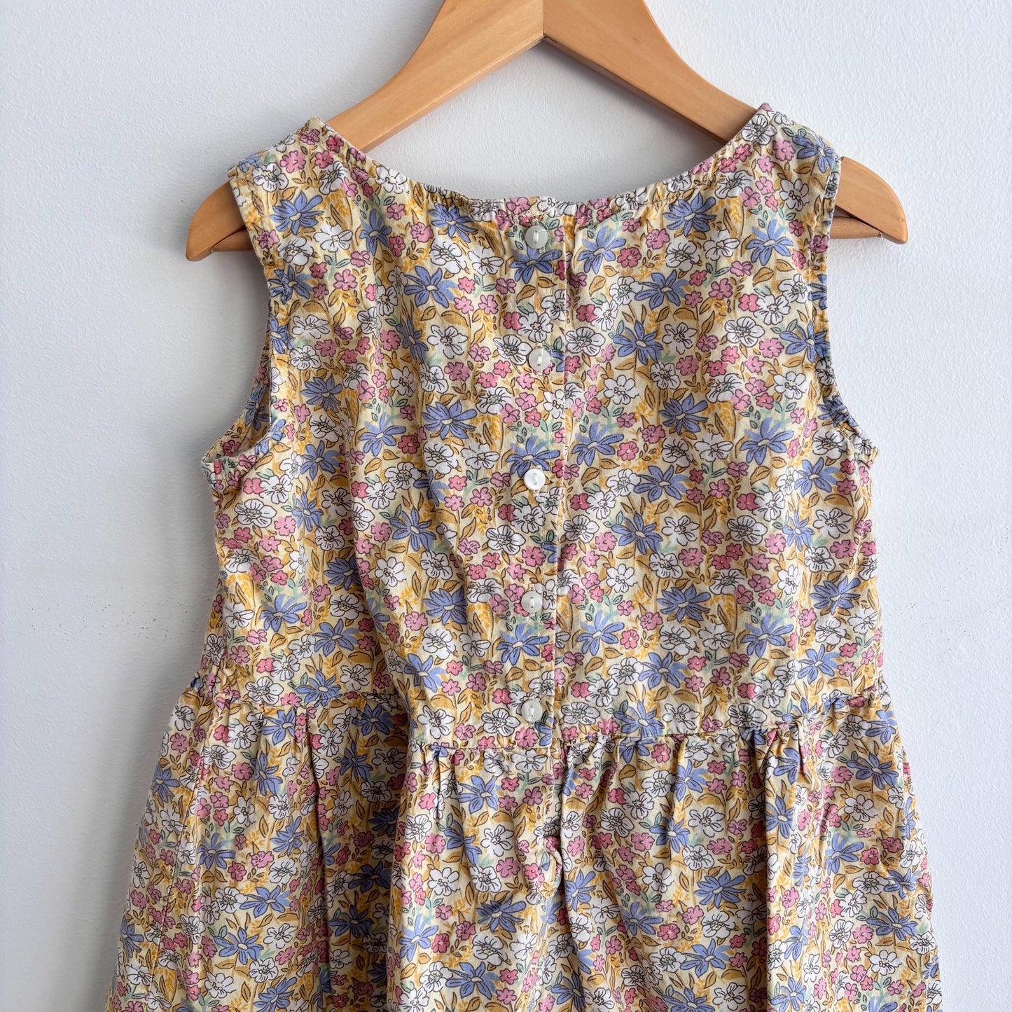 Cotton Sleeveless Flower Dress (7-8Y)
