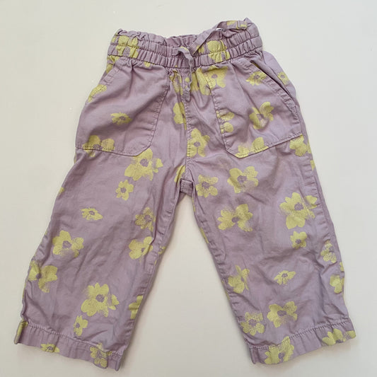 Purple Flower Pants (2T)