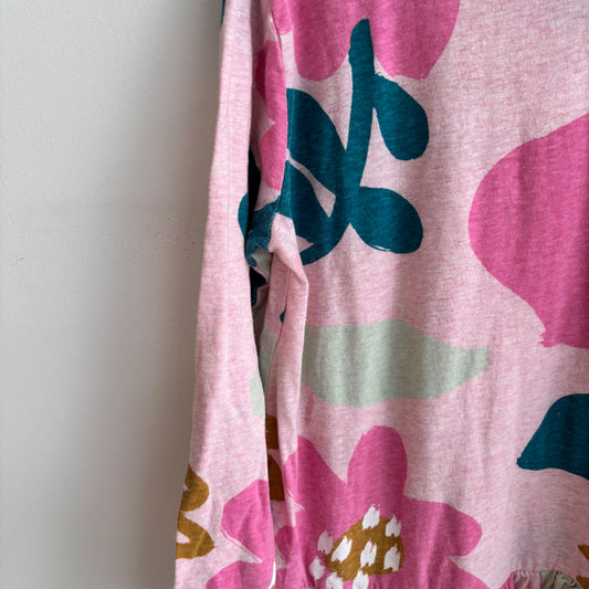 Pink Cotton Floral Dress (10Y)