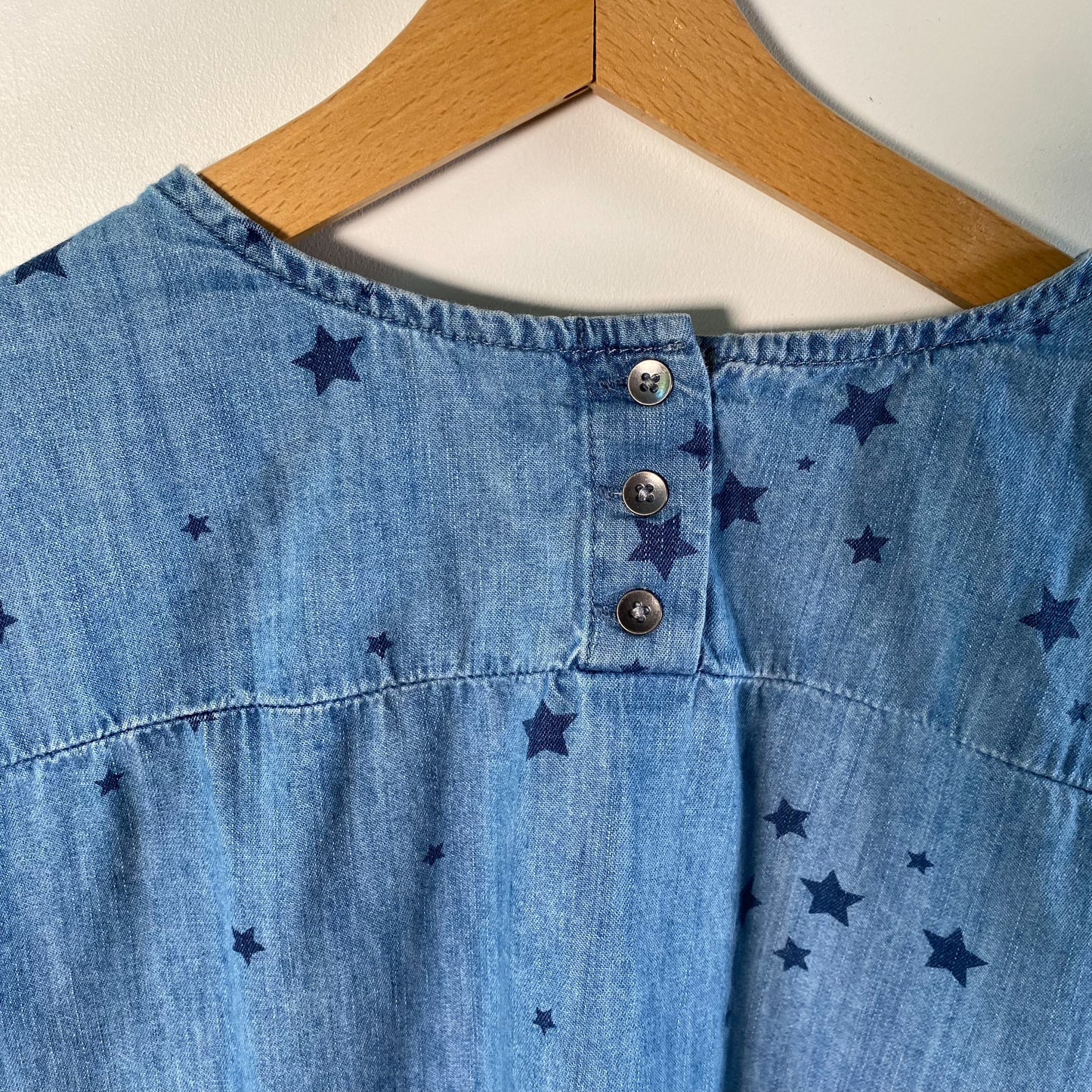 Chambray Star Print Dress (8Y)
