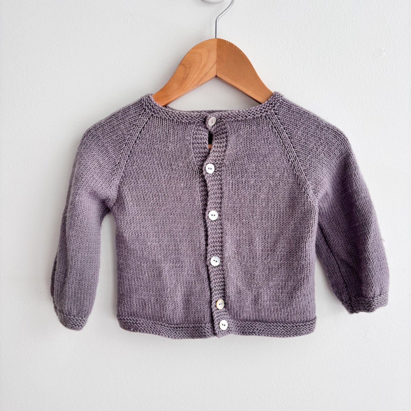 Purple Handmade Sweater (6-12M)