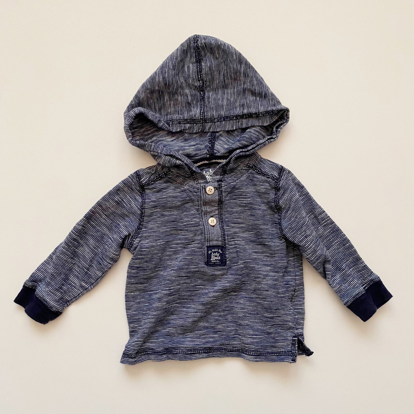 Hooded Long Sleeve Shirt (6-12M)