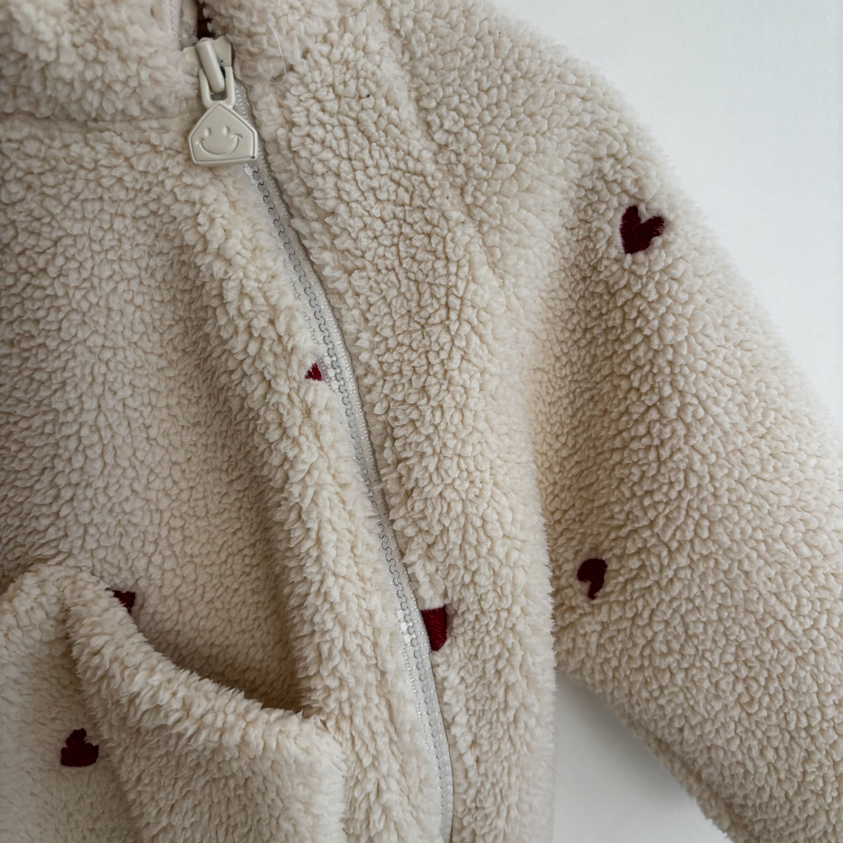 Cream Shearling Bunting Suit (18-24M)